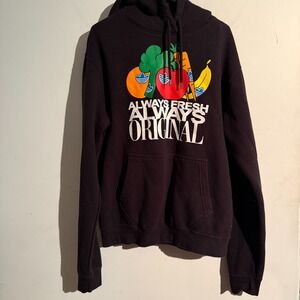 Adidas Originals Always Fresh Always Original Hoodie Small Black Fleece HD5259